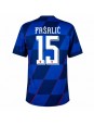 Hrvatska Mario Pasalic #15 Gostujuci Dres EP 2024 Kratak Rukavima